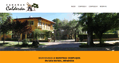 Desktop Screenshot of cabanascalderon.com.ar